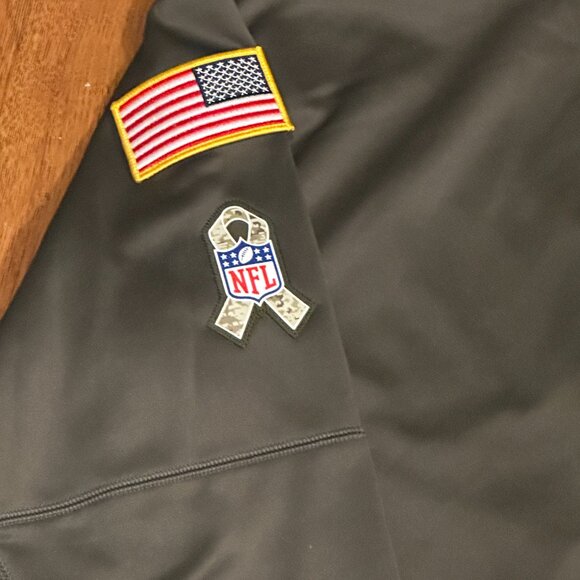 Nike Atlanta Falcons Hoodie Salute to Service Men XXL Dri-fit Sideline NFL - Picture 9 of 15